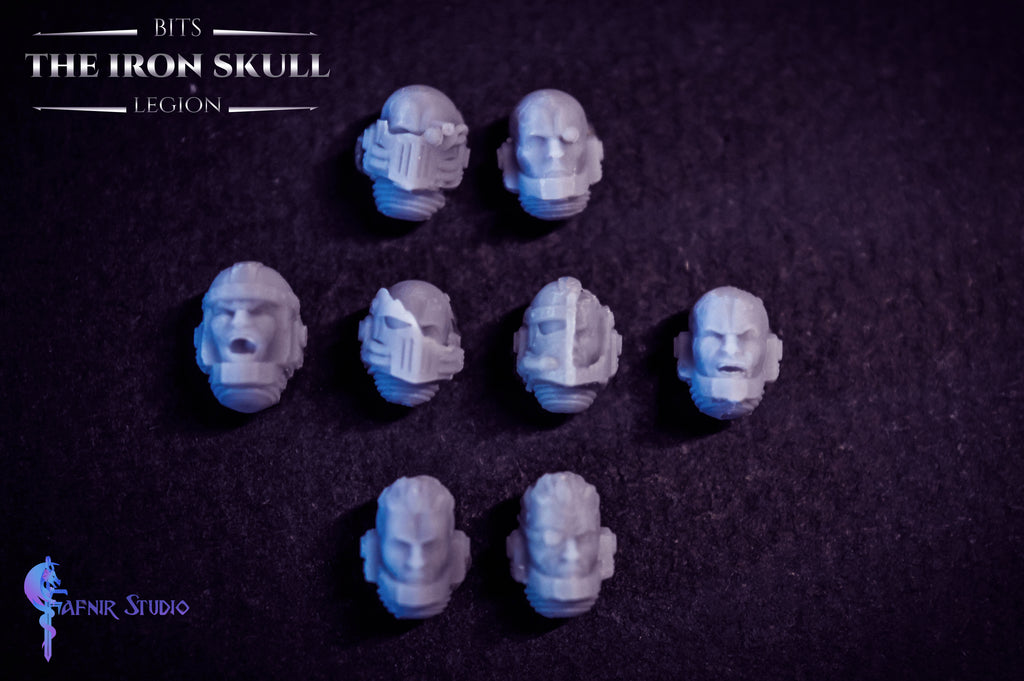 SPACE KNIGHTS IRON SKULL - HELMETS & SHIELDS UPGRADE PACK