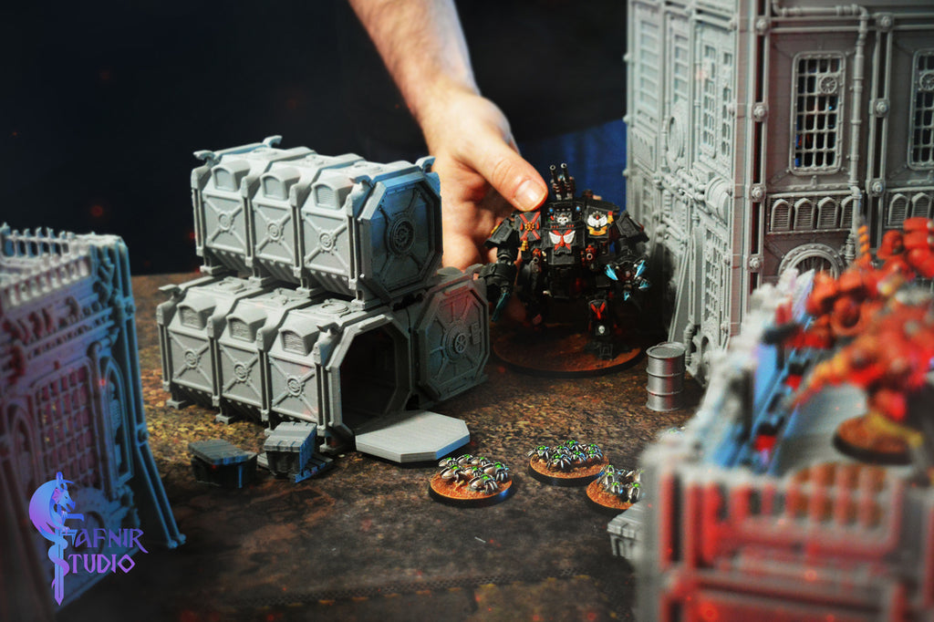 Ruins Sci-Fi Gothic - Modular Terrain System (Complete STL Collection)