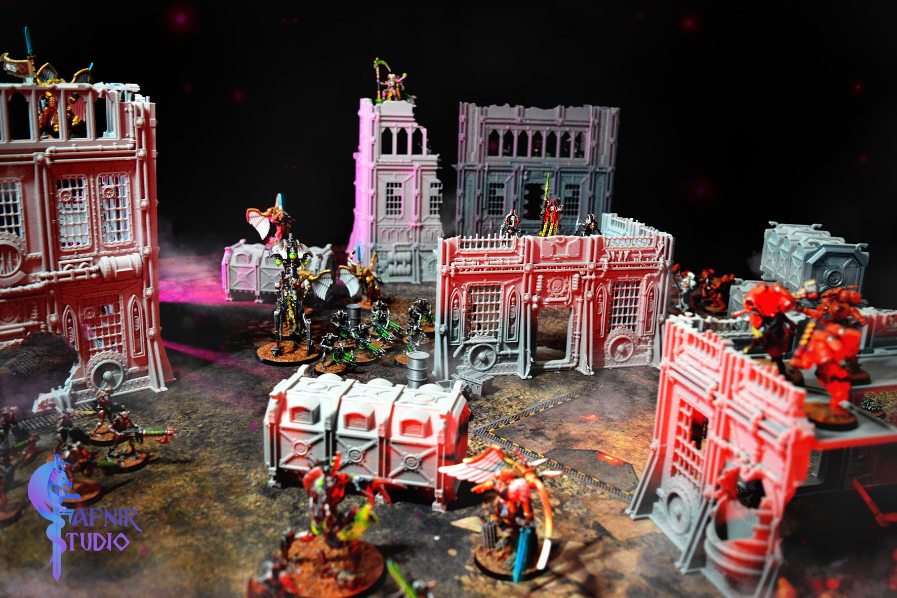Ruins Sci-Fi Gothic - Modular Terrain System (Complete STL Collection)