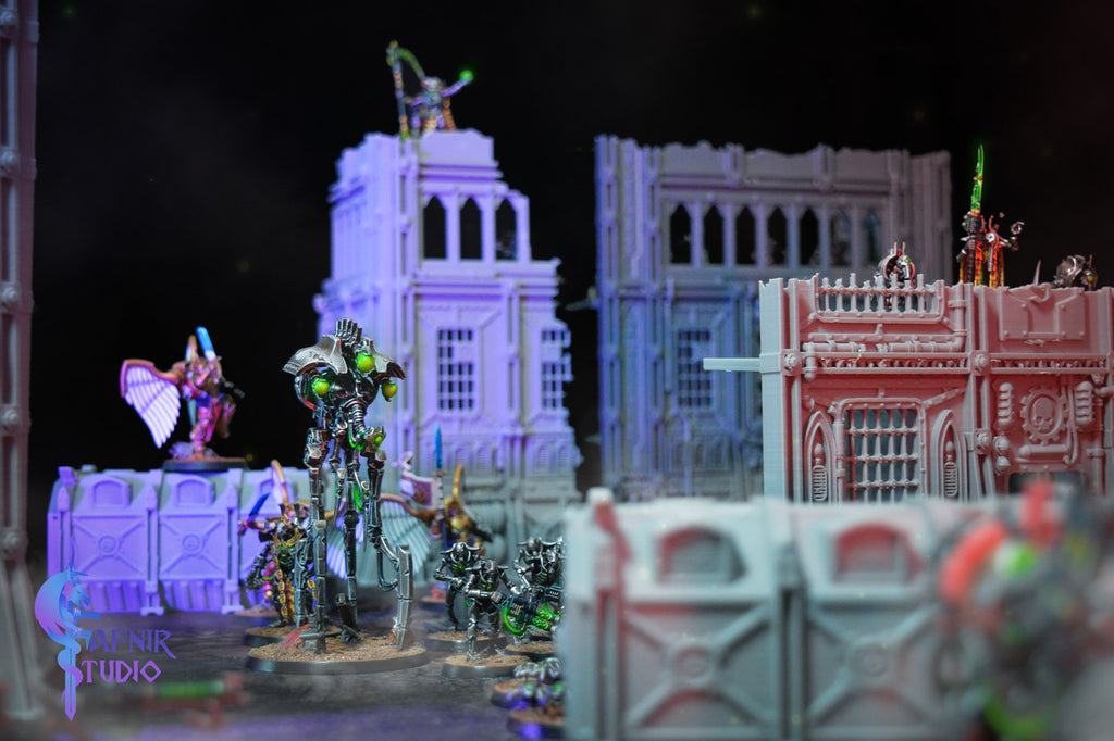 Ruins Sci-Fi Gothic - Modular Terrain System (Complete STL Collection)