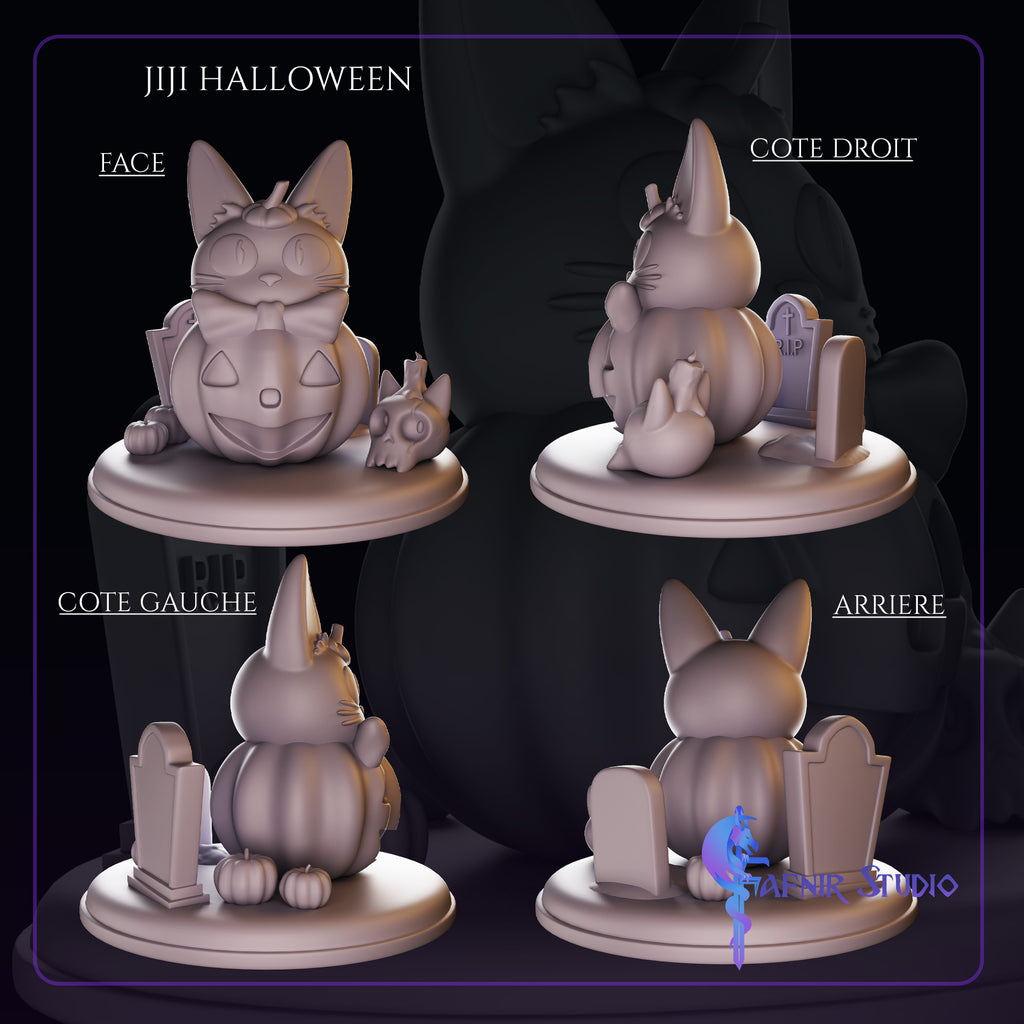 4 face Jiji Halloween