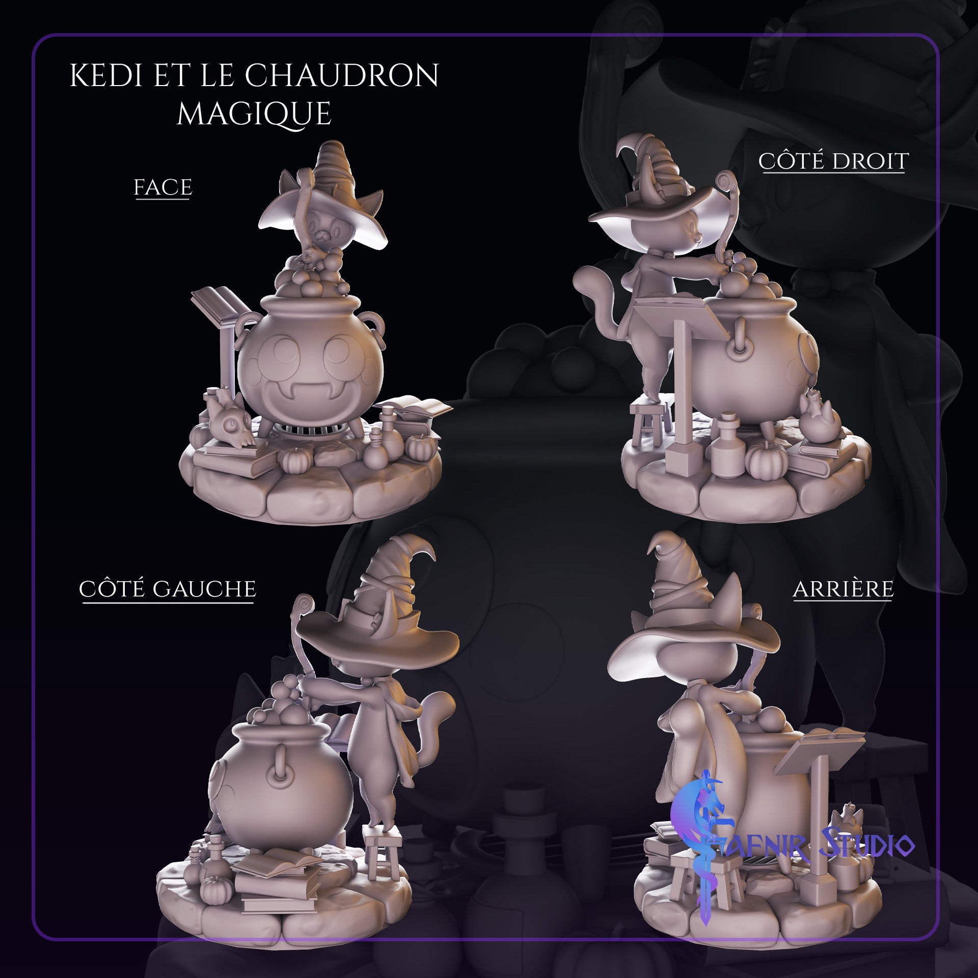4 Cotés KEDI ET LE CHAUDRON MAGIQUE
