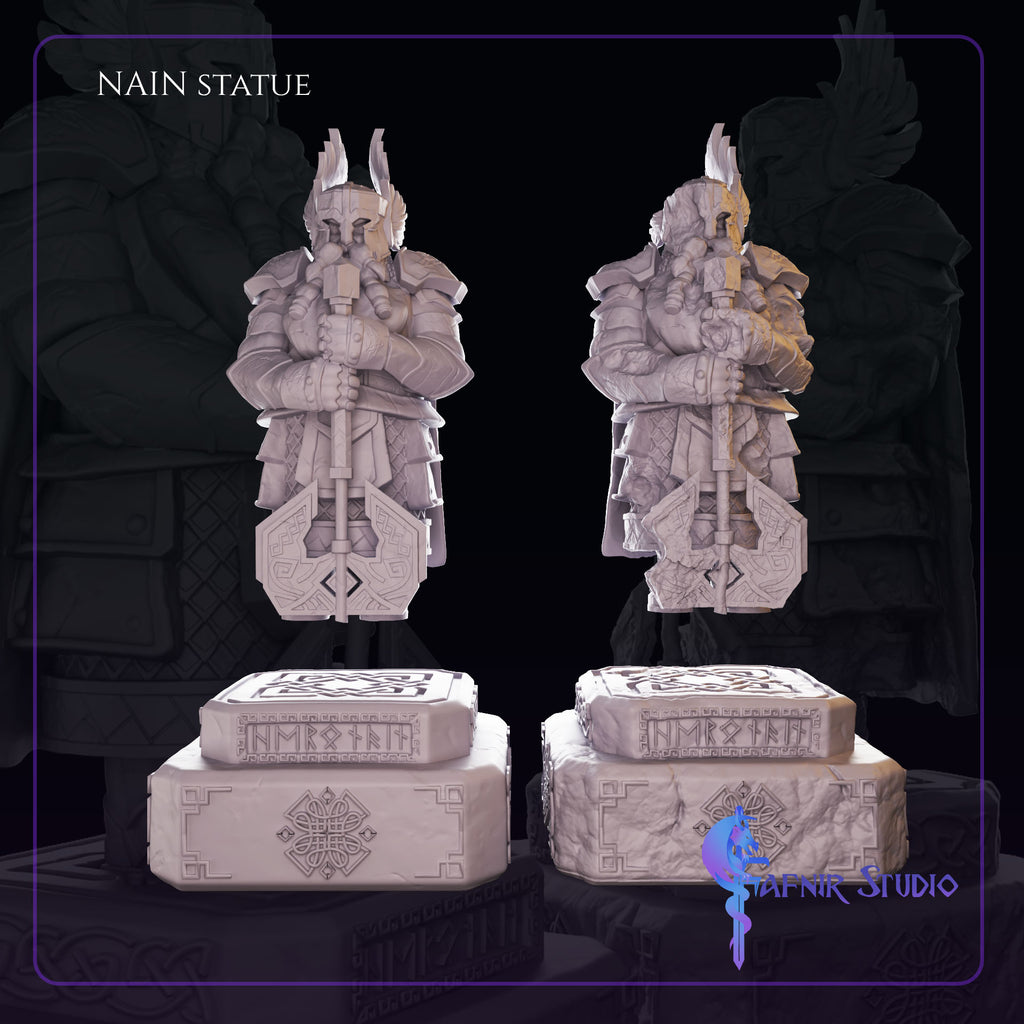 autres vue Figurines Nain Statue