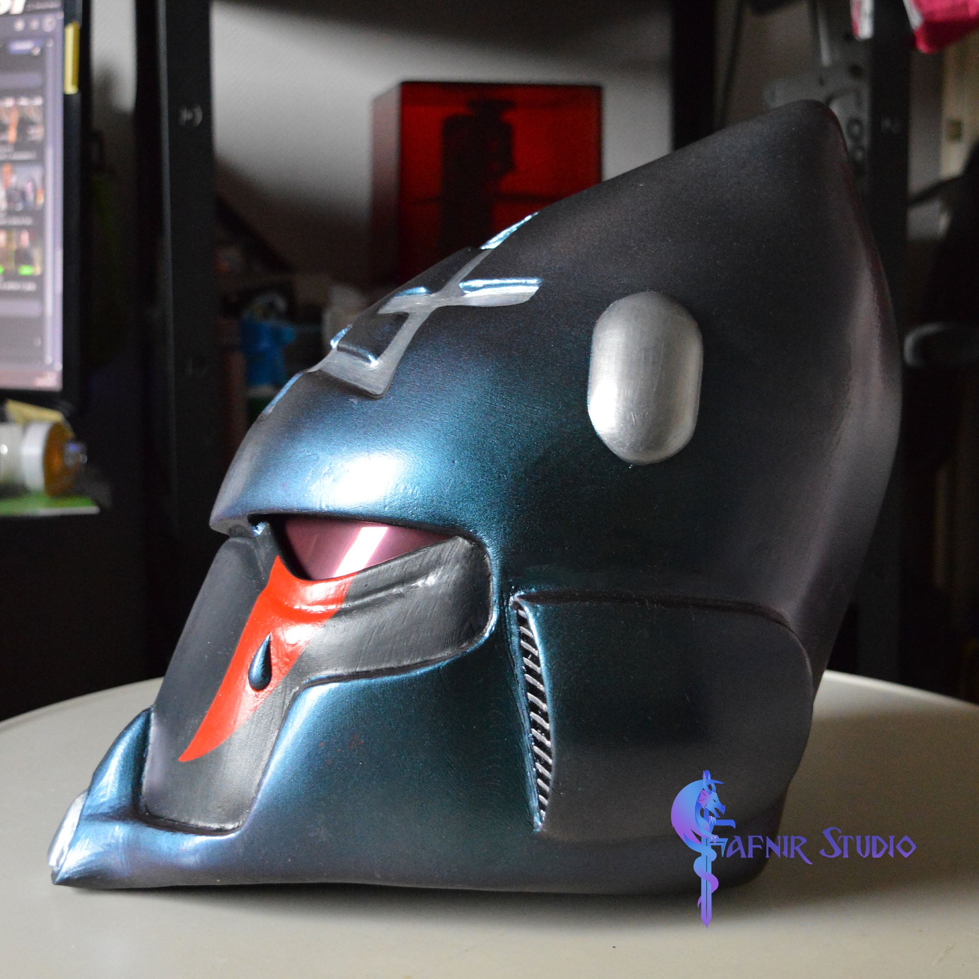 vue 2 make Casque Aeldran Modèle Stellar