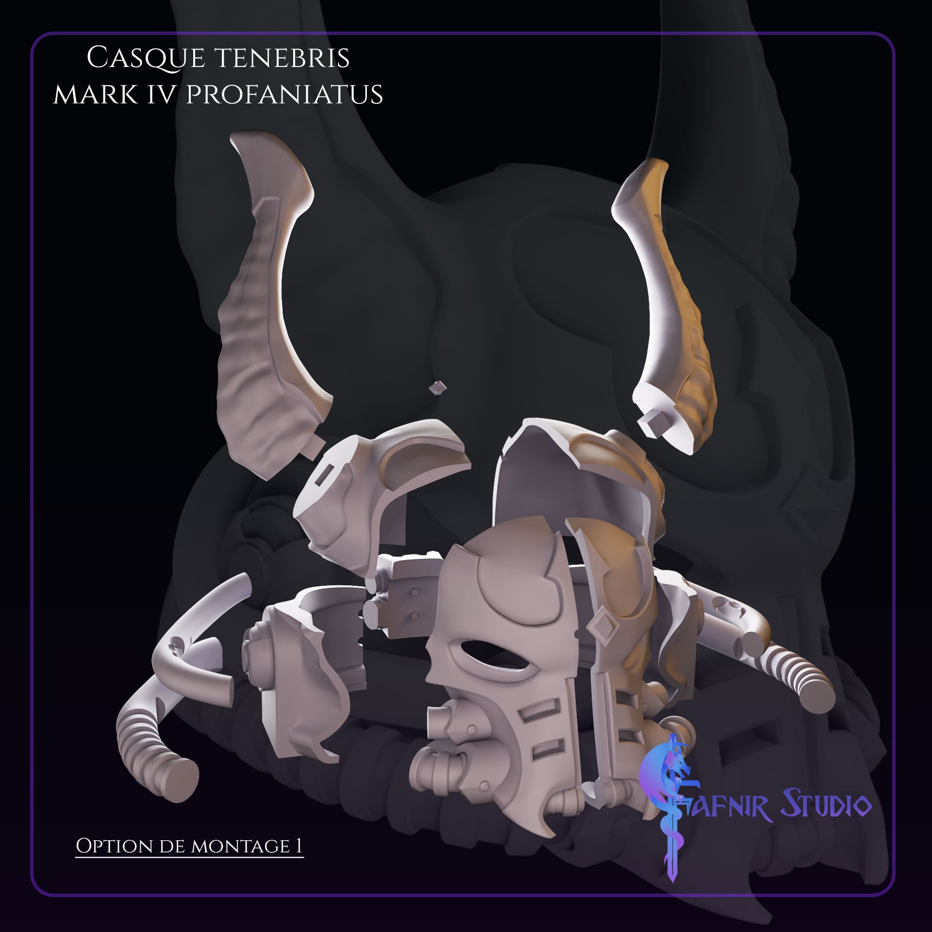 elements Casque Tenebris Mark IV Profaniatus