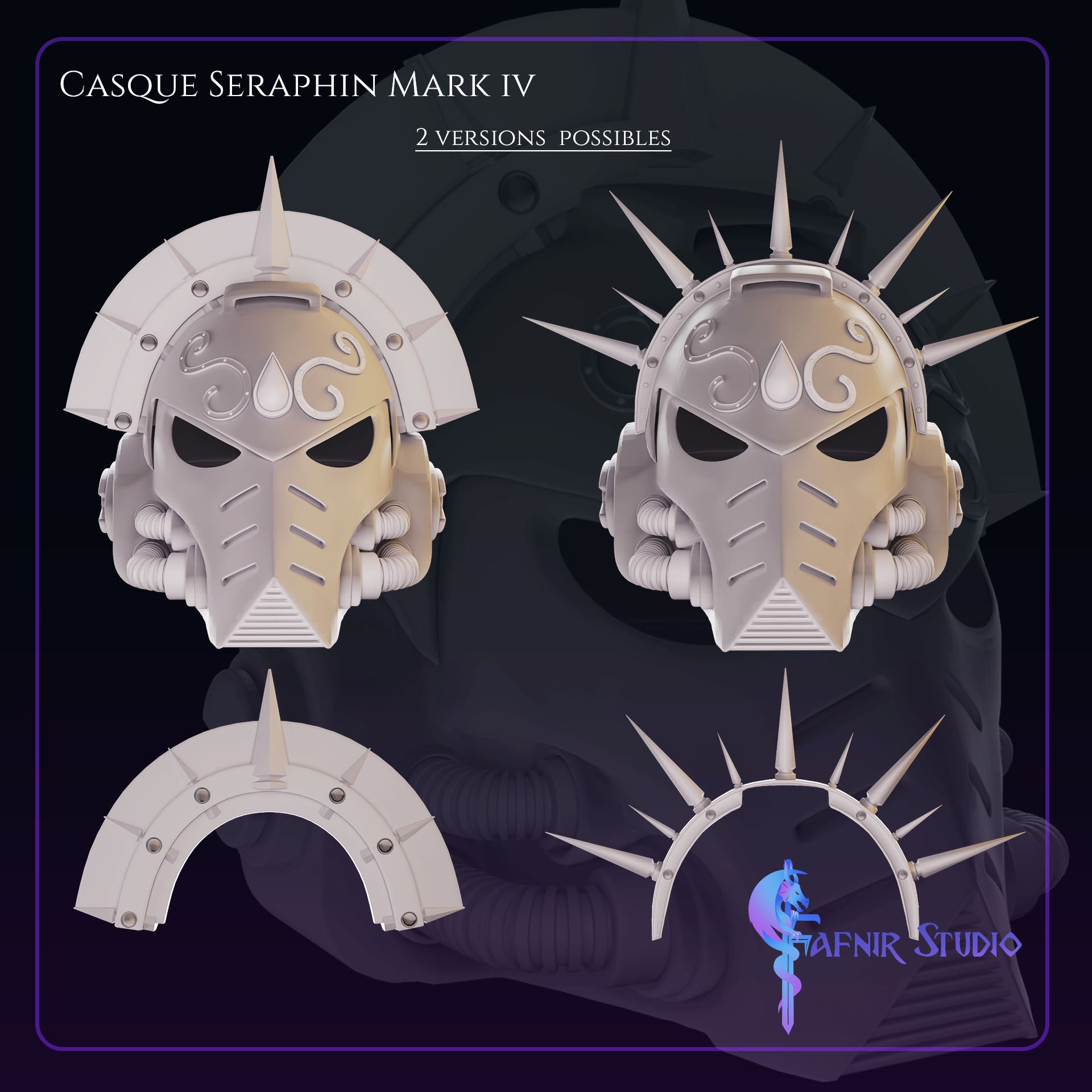 2 Faces Casque Seraphin MKIV