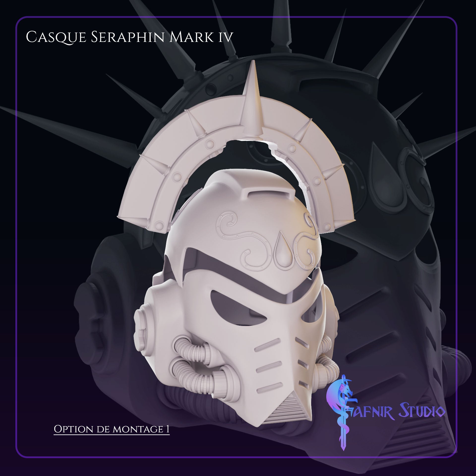 vue biais Casque Seraphin MKIV