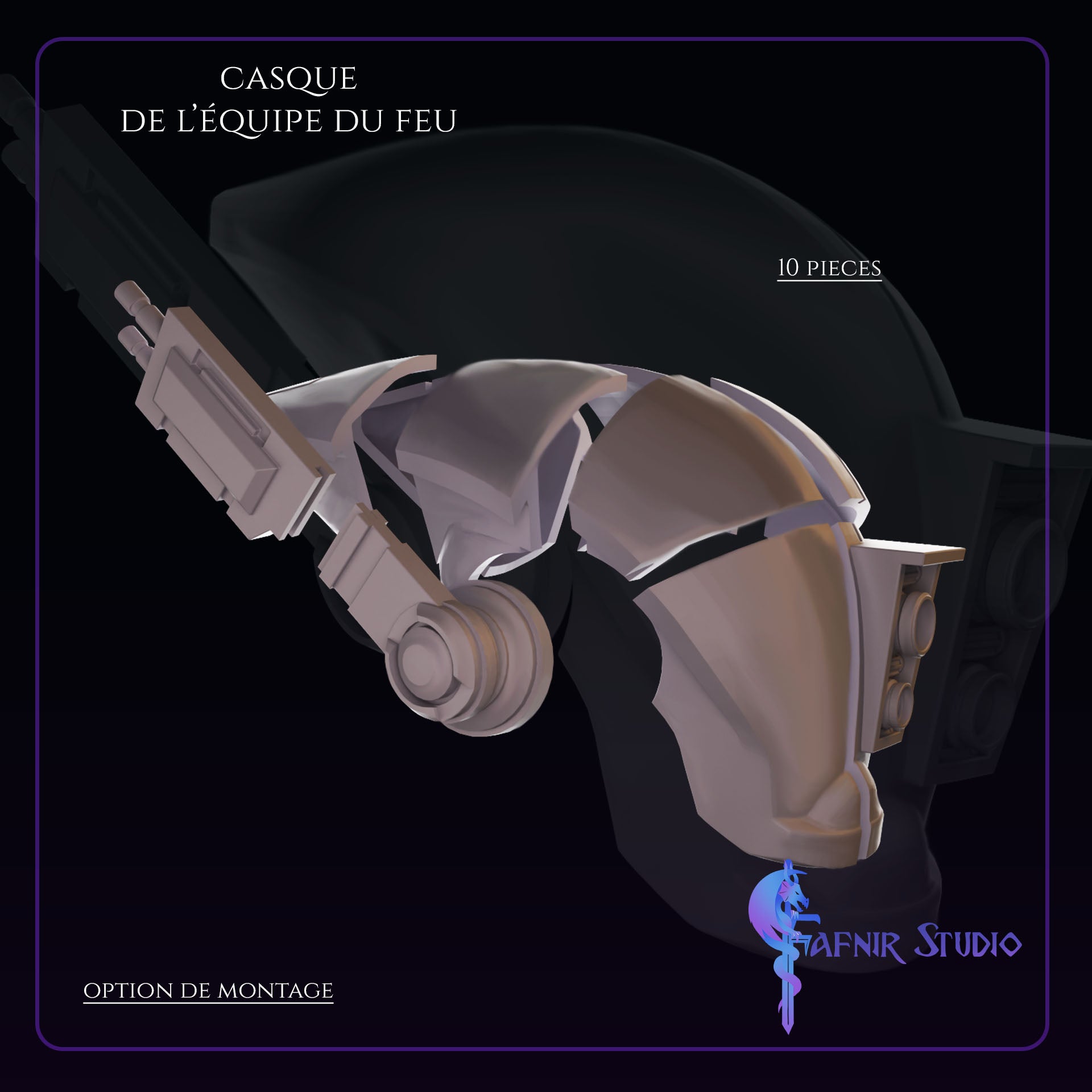 10pieces Casque de la Caste du Feu - Xeno Empire