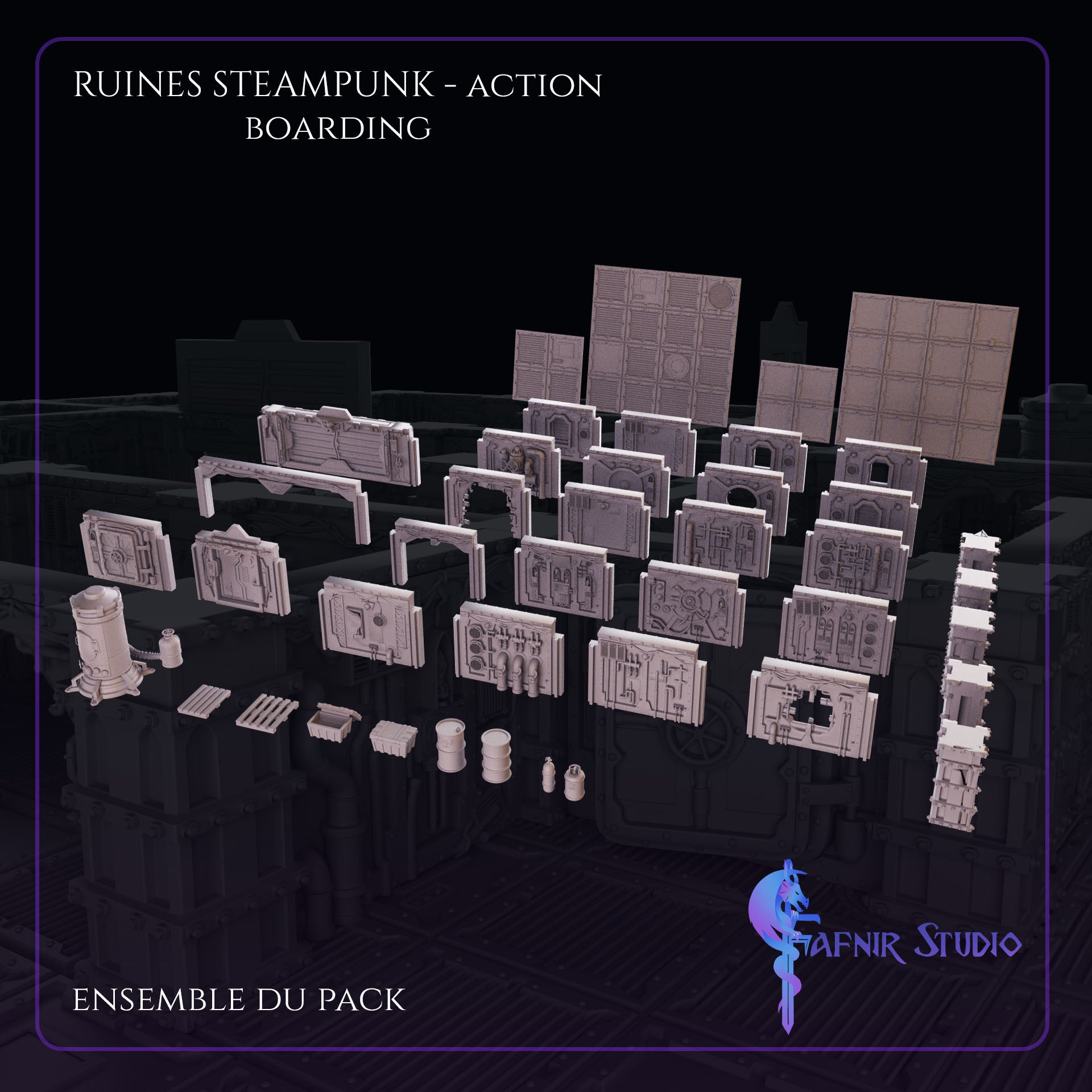 Eléments pack ruines