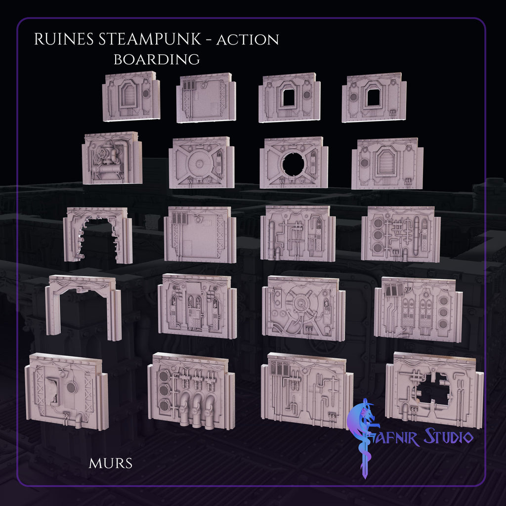 murs ruines