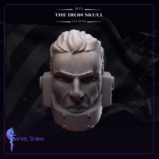 SPACE KNIGHTS IRON SKULL - HELMETS & SHIELDS UPGRADE PACK